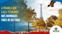 A França que caça tesouros nos domingos frios de outono